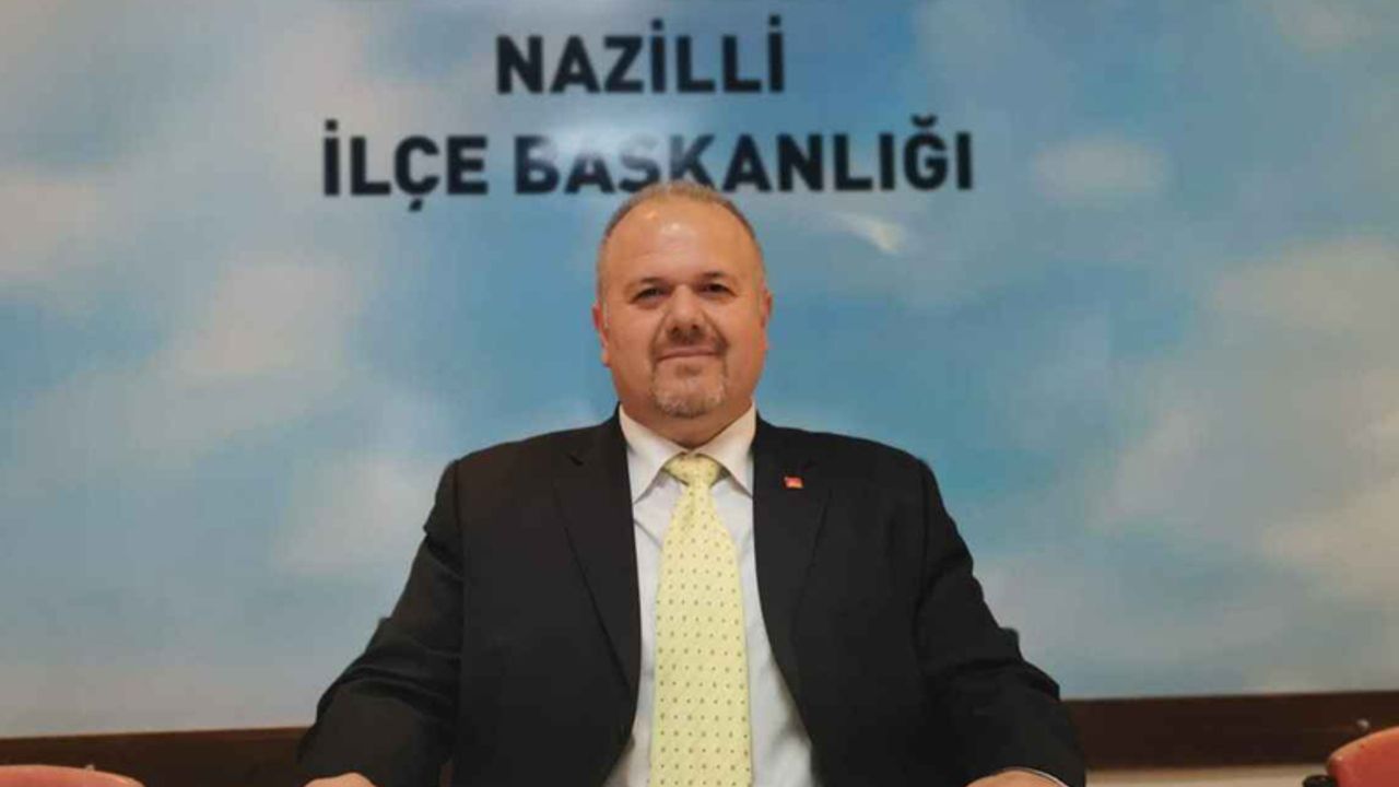 CHP Nazilli İlçe Başkanı Alptekin de "değişim" dedi