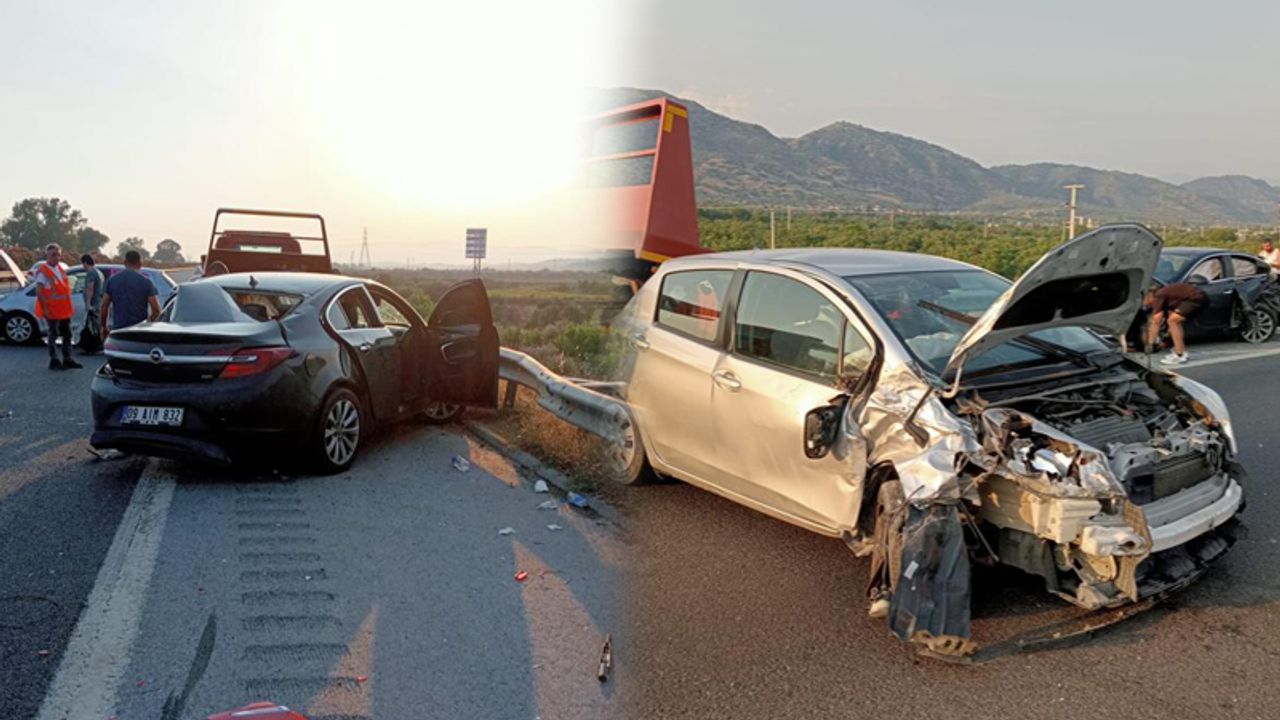 Aydın-İzmir Otoyolu'ndaki kazada 7 kişi yaralandı