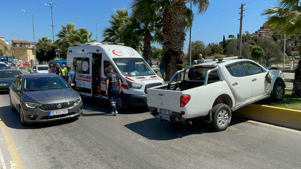 Aydın'daki trafik kazasında 2 kişi yaralandı