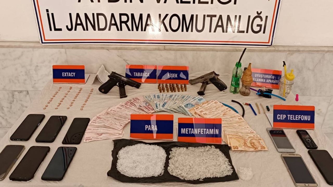Aydın'daki uyuşturucu operasyonunda  8 şüpheli tutuklandı