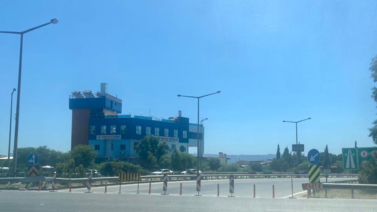 Aydın'da  otoyolun o girişi trafiğe kapatıldı