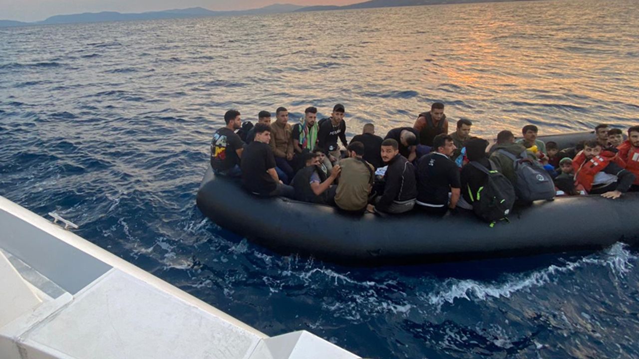 Kuşadası’nda 39 göçmen kurtarıldı