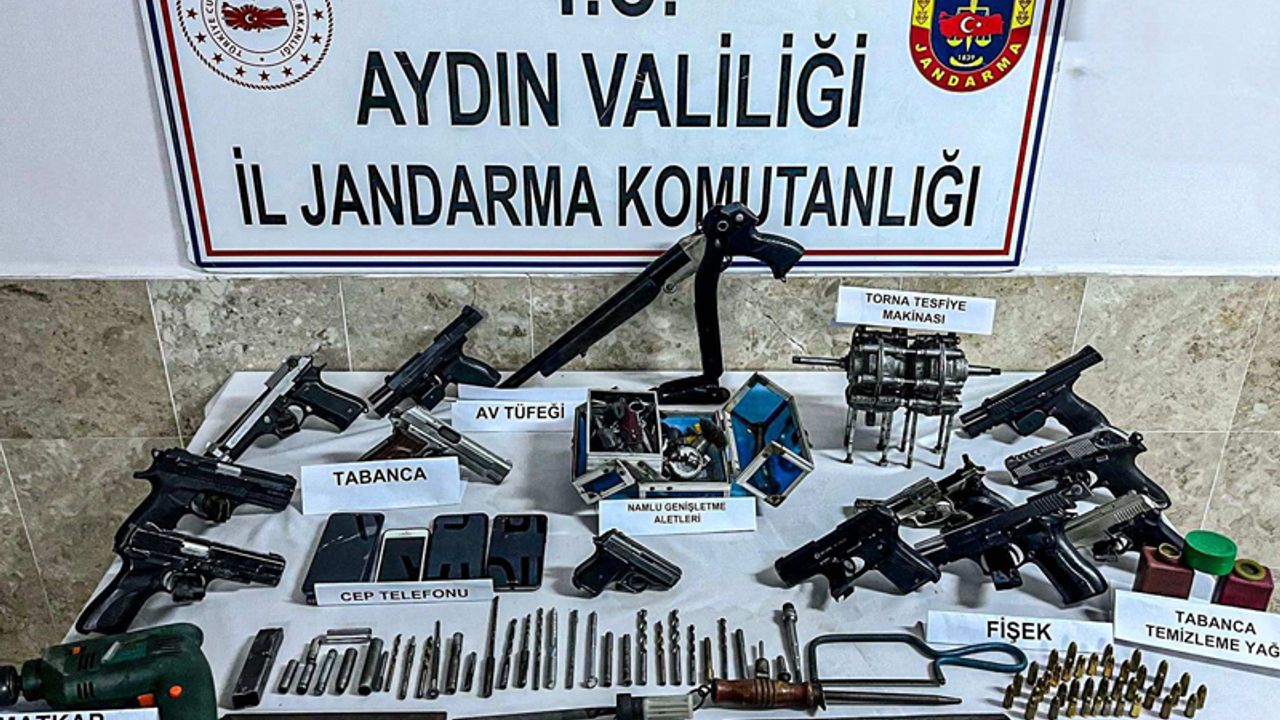 Aydın’da silah kaçakçılığı operasyonu
