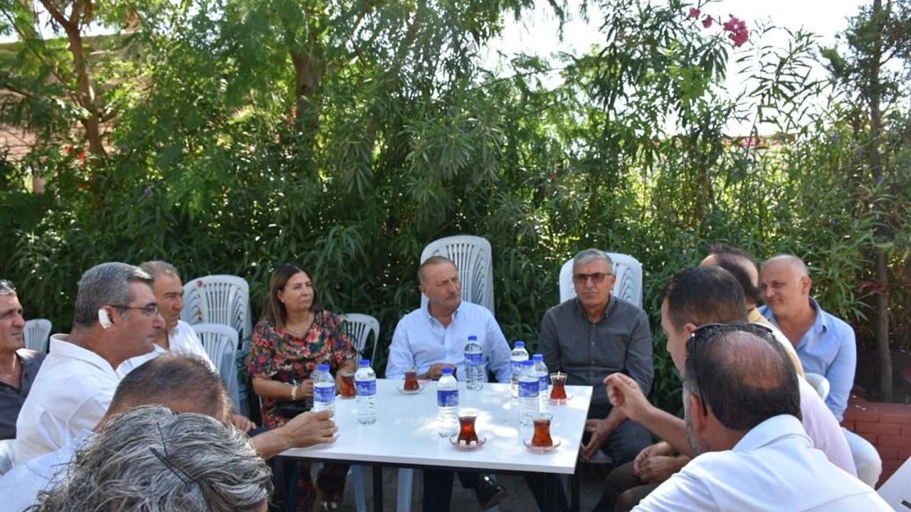 Başkan Atabay Didim Cemevi’nde düzenlenen basın açıklamasına katıldı