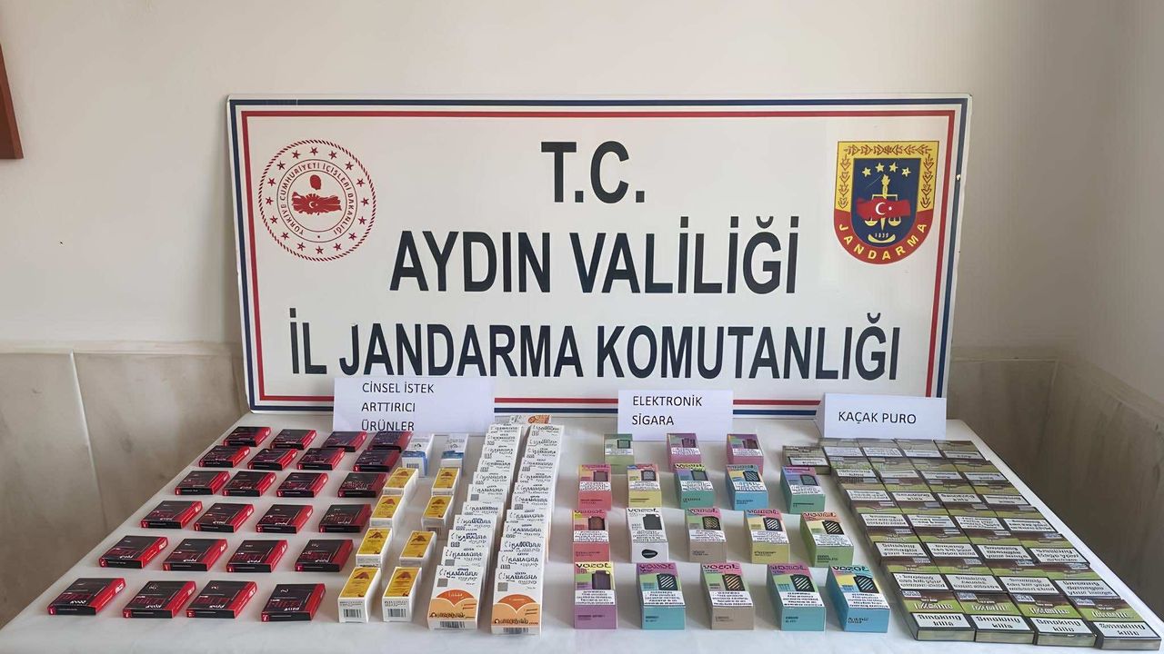 Aydın'da kaçak sigara imalatı yapan 1 kişi yakalandı