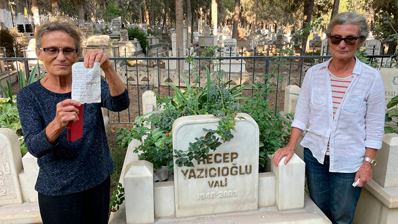 Merhum Vali Recep Yazıcıoğlu Aydın'daki mezarı başında anıldı