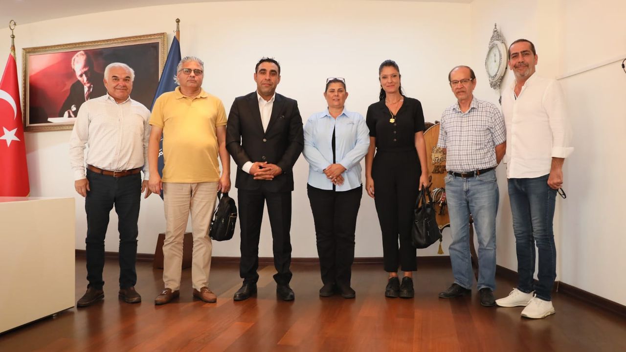Gazetecilerden Başkan Çerçioğlu'na ziyaret