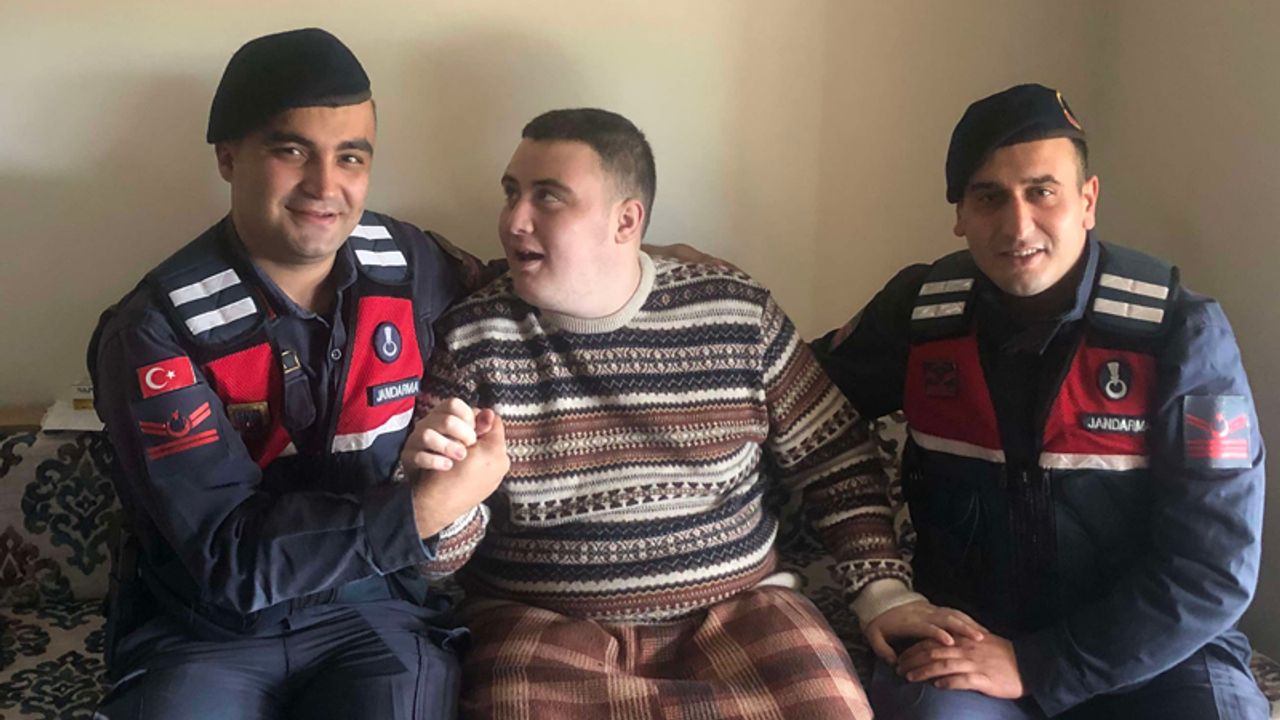 Aydın'da jandarma engelli vatandaşları ziyaret etti