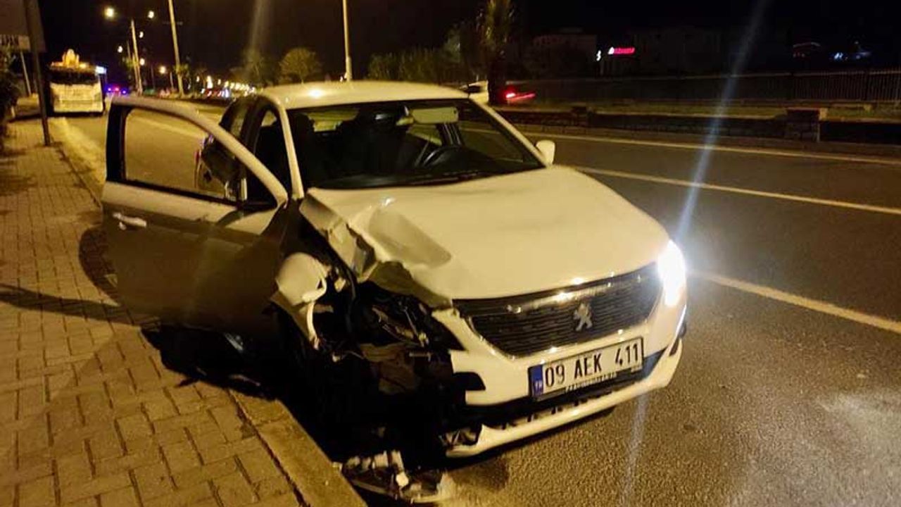 Aydın'da otomobilin çarptığı motosikletli yaralandı