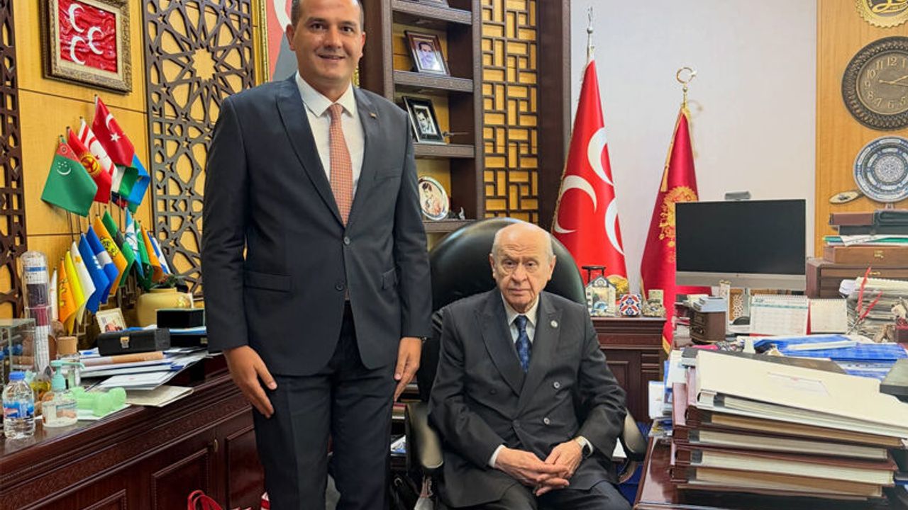 Burak Pehlivan'dan Bahçeli'ye ziyaret