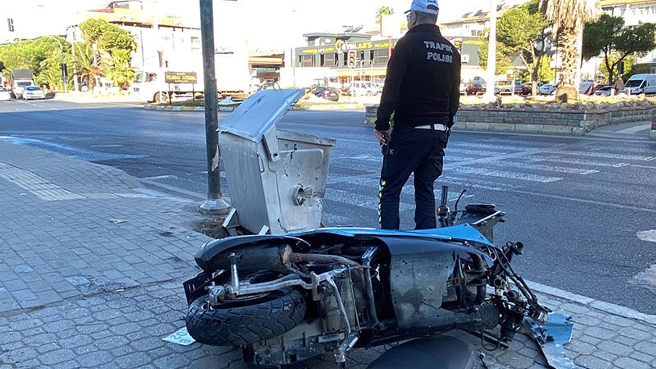 Nazilli güne kazayla uyandı! Kırmızı ışıkta geçti ölümden döndü