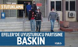 Efeler’de uyuşturucu partisine baskın