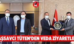 Başsavcı Tüten'den veda ziyaretleri