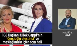 İGC Başkanı Dilek Gappi’nin ‘Çerçioğlu eleştirisi’ ve mesleğimizin içler acısı hali