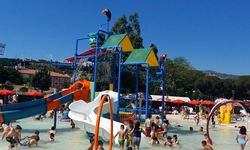 Aquapark çocuklar tarafından çok sevildi