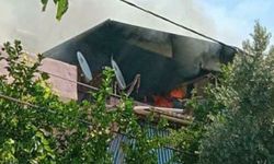Aydın'da bir evin çatı katında yangın çıktı