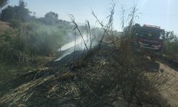 Büyükşehir Belediyesi İtfaiyesi'nden arazi yangına müdahale
