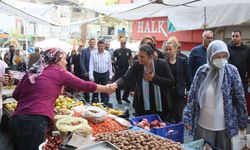 Başkan Çerçioğlu, Salı Pazarı’nı ziyaret etti