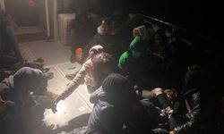 Didim açıklarında 27 düzensiz göçmen kurtarıldı