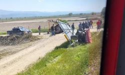 Aydın'da tren traktöre çarptı