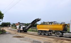 Kahraman yolunda da sıcak asfalt çalışmaları başladı
