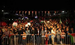 Aydın'da Filistin'e destek yürüyüşü