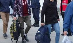 Söke’de pamuk tarlasına gizlenmiş 25 düzensiz göçmen yakalandı