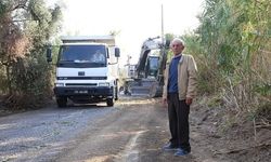 BÜYÜKŞEHİR BELEDİYESİ 20 MAHALLENİN KULLANDIĞI YOLU TEMİZLEDİ