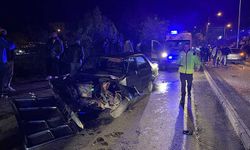Aydın'da iki otomobilin çarpıştığı kazada 11 kişi yaralandı