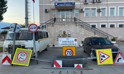 Aydın'da trafik levhası çalan 4 şüpheli yakalandı