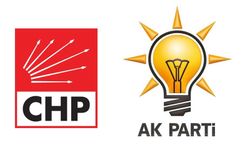 AK Parti afişlerini CHP'liler yırtmış