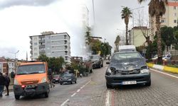 Nazilli'de otomobilin kamyonete çarpması sonucu 1 kişi yaralandı