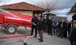 Aydın Büyükşehir Belediyesi yangın söndürme tankeri dağıtımını sürdürüyor