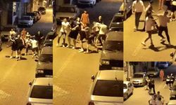 Aydın'da kızlı erkekli kavga cep telefonu kamerasında