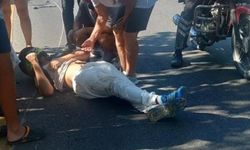 Aydın’da motosiklet refüje çarptı