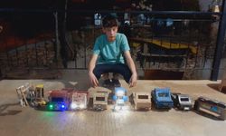 Aydın’da 14 yaşındaki mucit robotik araç maketleri tasarlıyor