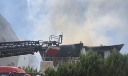 Aydın'da bir evin çatısında çıkan yangın söndürüldü