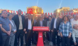 CHP Aydın   Ahmet Özer'in tutuklanmasına protesto etti