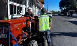 Aydın'da traktör sürücüleri bilgilendirildi