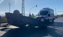 Aydın'da otomobille  traktör çarpıştı