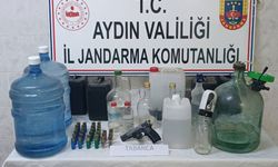 Didim’de jandarmadan sahte alkol operasyonu