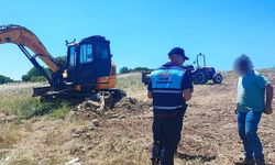 Didim'de kaçak kazı yapan 3 kişi yakalandı
