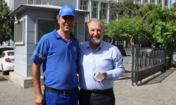 Aydın’da belediye personelinden örnek davranış