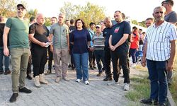 Başkan Çerçioğlu yangın bölgesinde