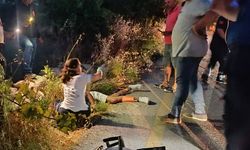 Aydın’da motosiklet şarampole uçtu