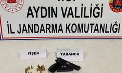 Koçarlı'da ruhsatsız silah ele geçirildi