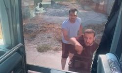Didim’de tur otobüsüne saldırı