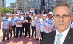 Nazilli’de sendika baskısına belediye önünde tepki