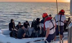 Didim’de 21 düzensiz göçmen kurtarıldı
