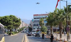 Aydın’da drone destekli asayiş ve trafik denetimi